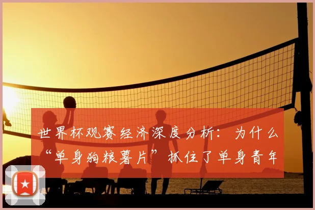 世界杯观赛经济深度分析:为什么“单身狗粮薯片”抓住了单身青年的胃和心?